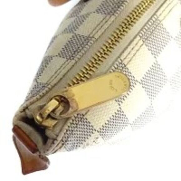 Louis Vuitton Saleya PM Damier Azur PVC Leather Handbag - Picture 12 of 13